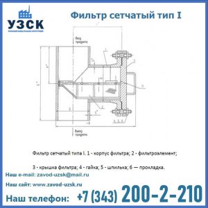 Фильтр сетчатый ФС по Т-ММ-11-2003 в Челябинске
