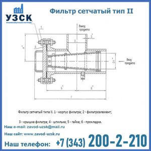 Фильтр сетчатый ФС по Т-ММ-11-2003 в Челябинске