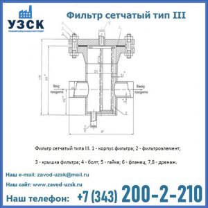 Фильтр сетчатый ФС по Т-ММ-11-2003 в Челябинске
