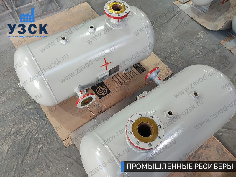 фотография промышленных ресиверовдля газа Челябинск